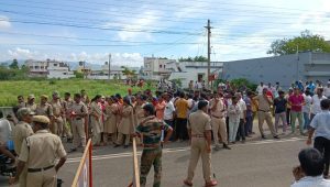 Police security hiked near Ayyana Patrudu's house in Narsipatnam in anticipation of TDP protests