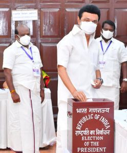 CM MK Stalin casting vote 