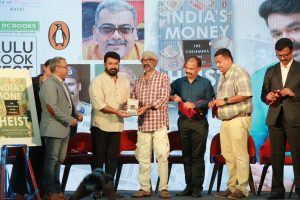 Director Ranjith receives the first book at the launch function