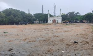 few Hindu groups in June this year claimed the Maidan to be a playground and demanded demolition of tower inside. (South First/Saurav Kumar)