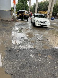Potholes in Bengaluru