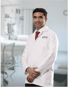 Dr Manjunath MK, from SS Sparsh Hospital in Bengaluru