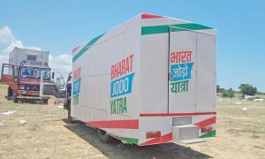 Bharat Jodo Yatra Container Truck