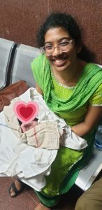 Gitam Medical college student Swathi Reddy who helped a woman give birth on train