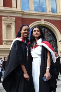 Shefali Bohra, a student of Imperial College student and her fellow student Debra Babalola