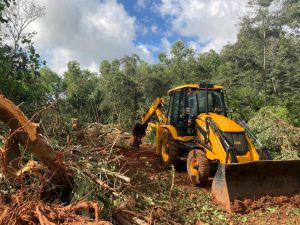 Auroville bulldozer