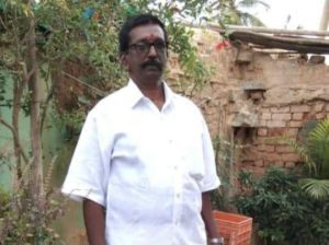 Arrested RTI activist Nagaraj from Mandikal