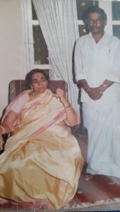 KS Nagarathnamma during her stint as Opposition Leader in the Karnataka Assembly in 1987 