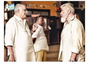 boney kapoor and ajith on thunivu sets